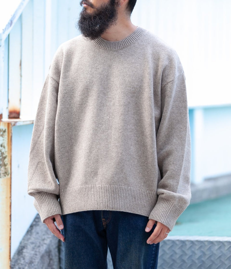 最終値下げstein20AWEXFINE LAMBS CREW NECKKNIT | bjland.ws