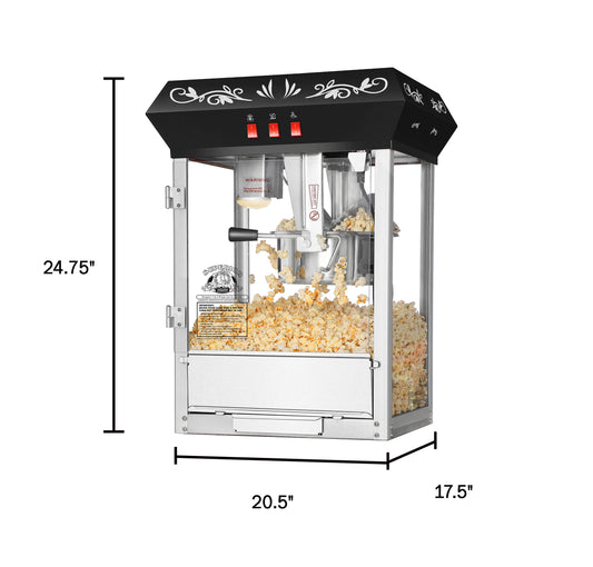 8 oz. Street Vendor Popcorn Machine For Small Business Or Bars