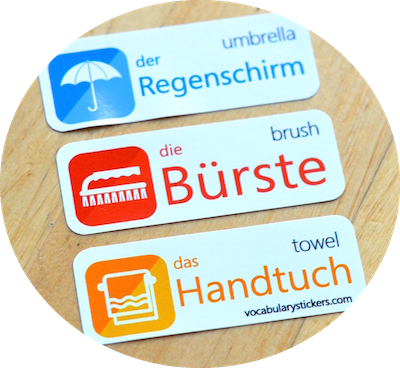 Farbkodierung beim Sprachenlernen