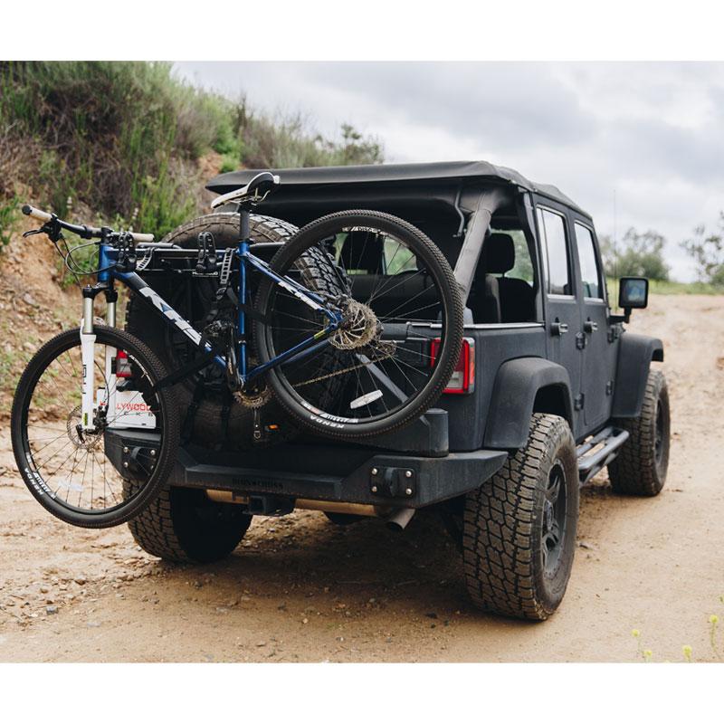 spare tire mount vehicle bicycle racks