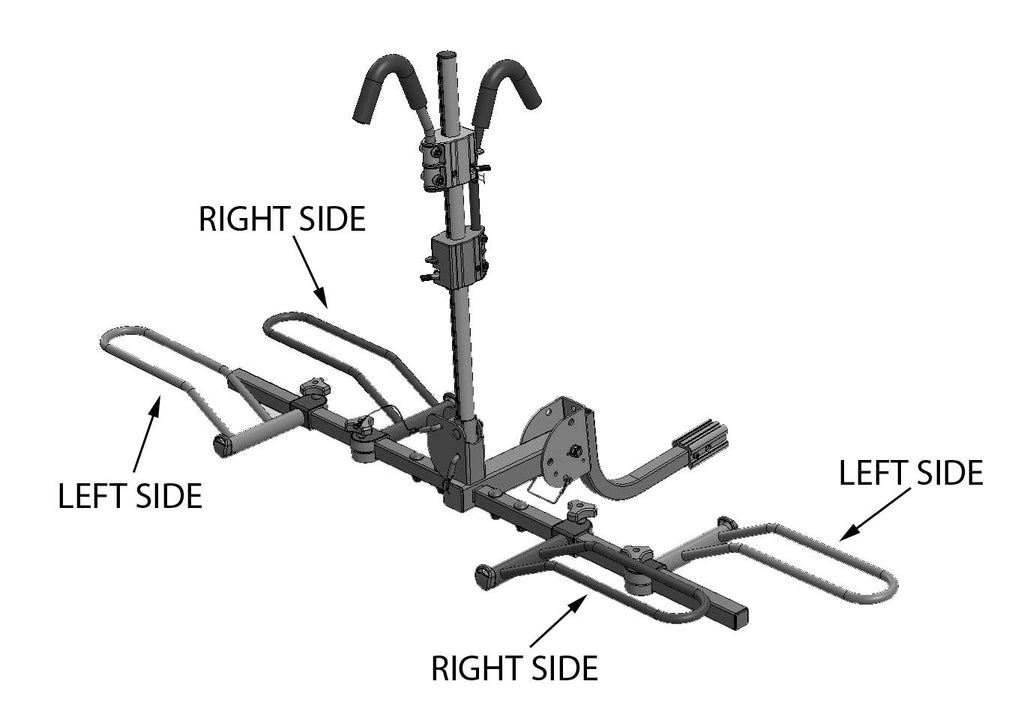 hollywood racks fat tire wheel holder set