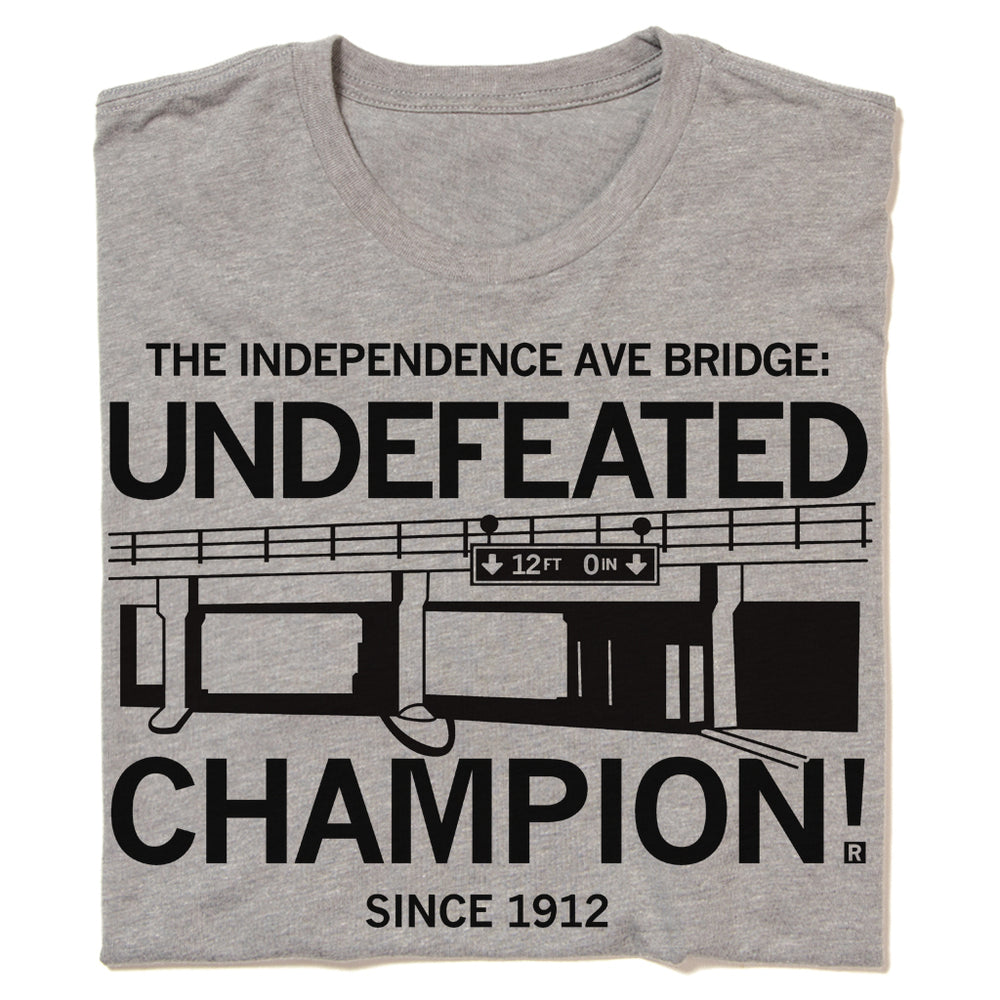 Pol kaste Havbrasme Independence Ave Bridge: Undefeated T-Shirt – RAYGUN