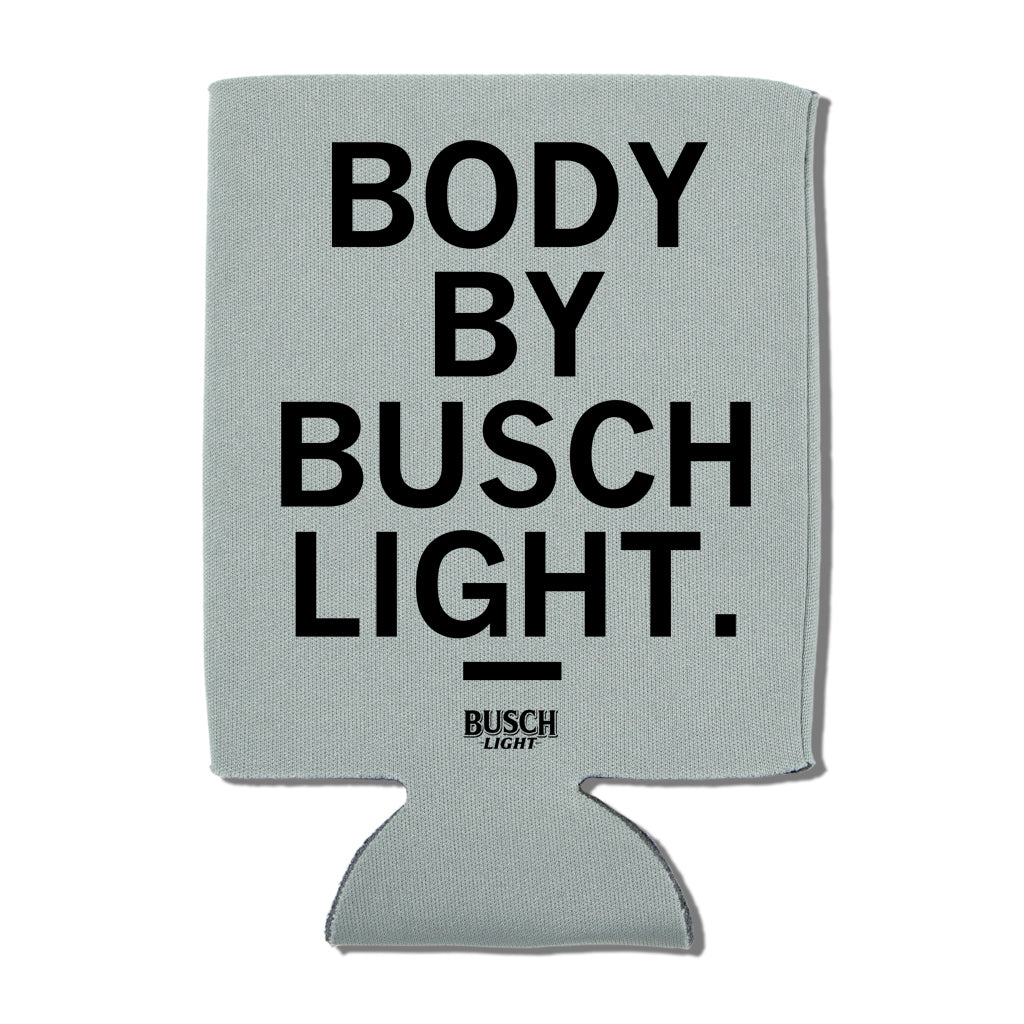 Body By Busch Light Can Cooler