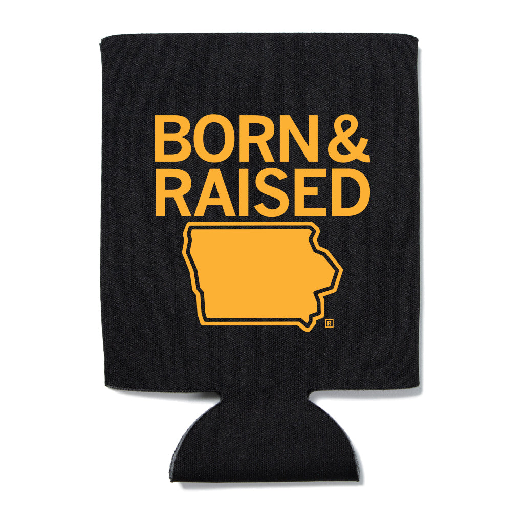 IA: Born & Raised Can Cooler Black