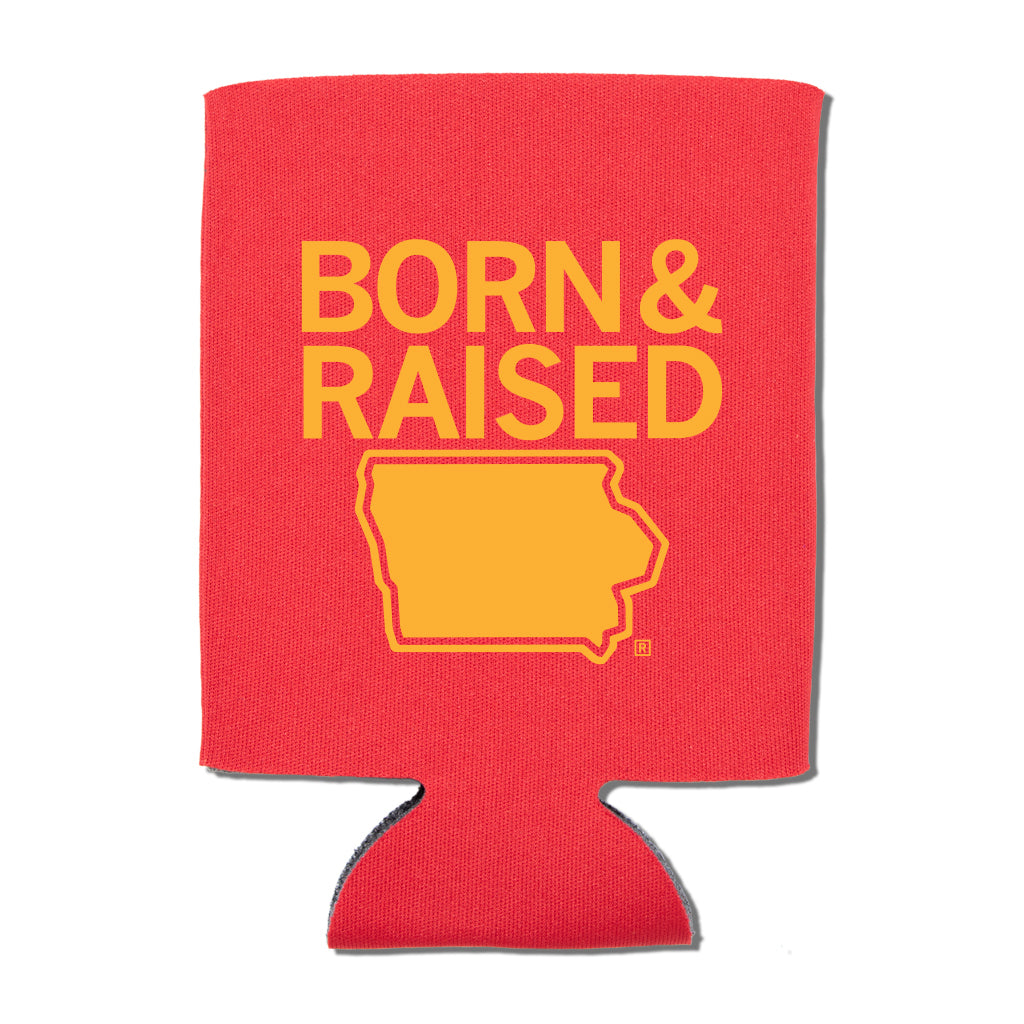 IA: Born & Raised Can Cooler Red