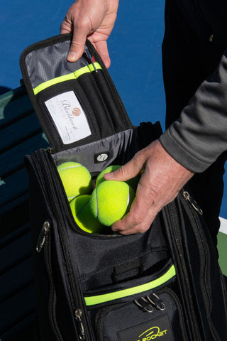 Tennis ball pocket