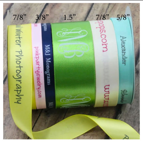 Printed Satin Ribbon