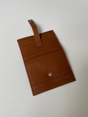 Leather Credit Card Wallet | Walnut