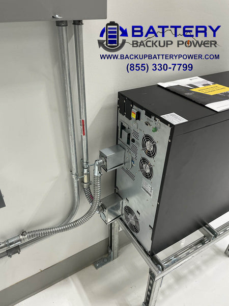 Battery Backup Power 10KVA Back Side Connection Hardwire