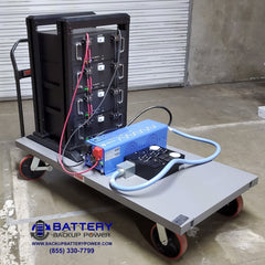 Battery Backup Power Temporary Power Rental Cart