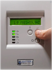 Battery Backup Power Uninterruptible Power Supply (UPS) Input Frequency