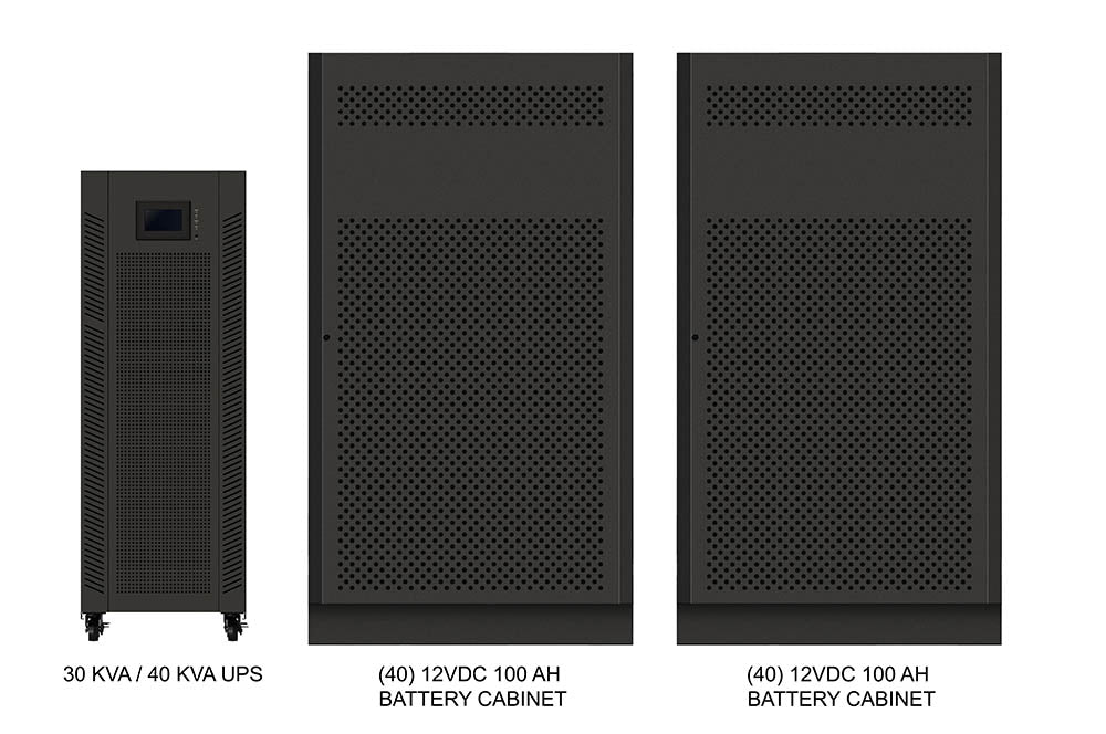 30 Kva 30 Kw 3 Phase Battery Backup Ups And Power Conditioner Battery Backup Power Inc 3385