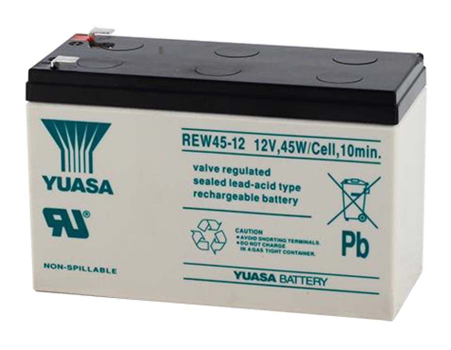 Yuasa REW45-12 Battery - 12 Volts 9 Amp Hours - Battery ...