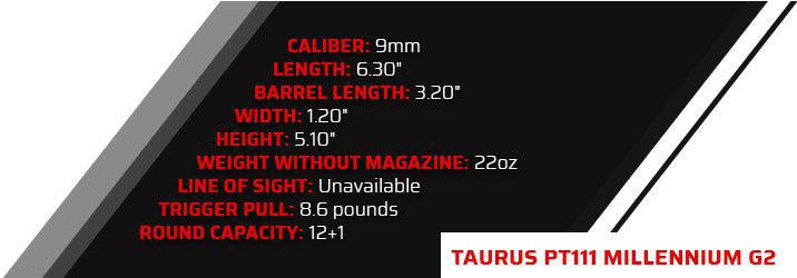 Taurus PT111 Millennium G2 (Single Stack / Compact)