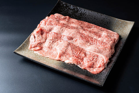 京都黒毛和牛「肉宝 平井牛」霜降りスライス 500g（冷凍）