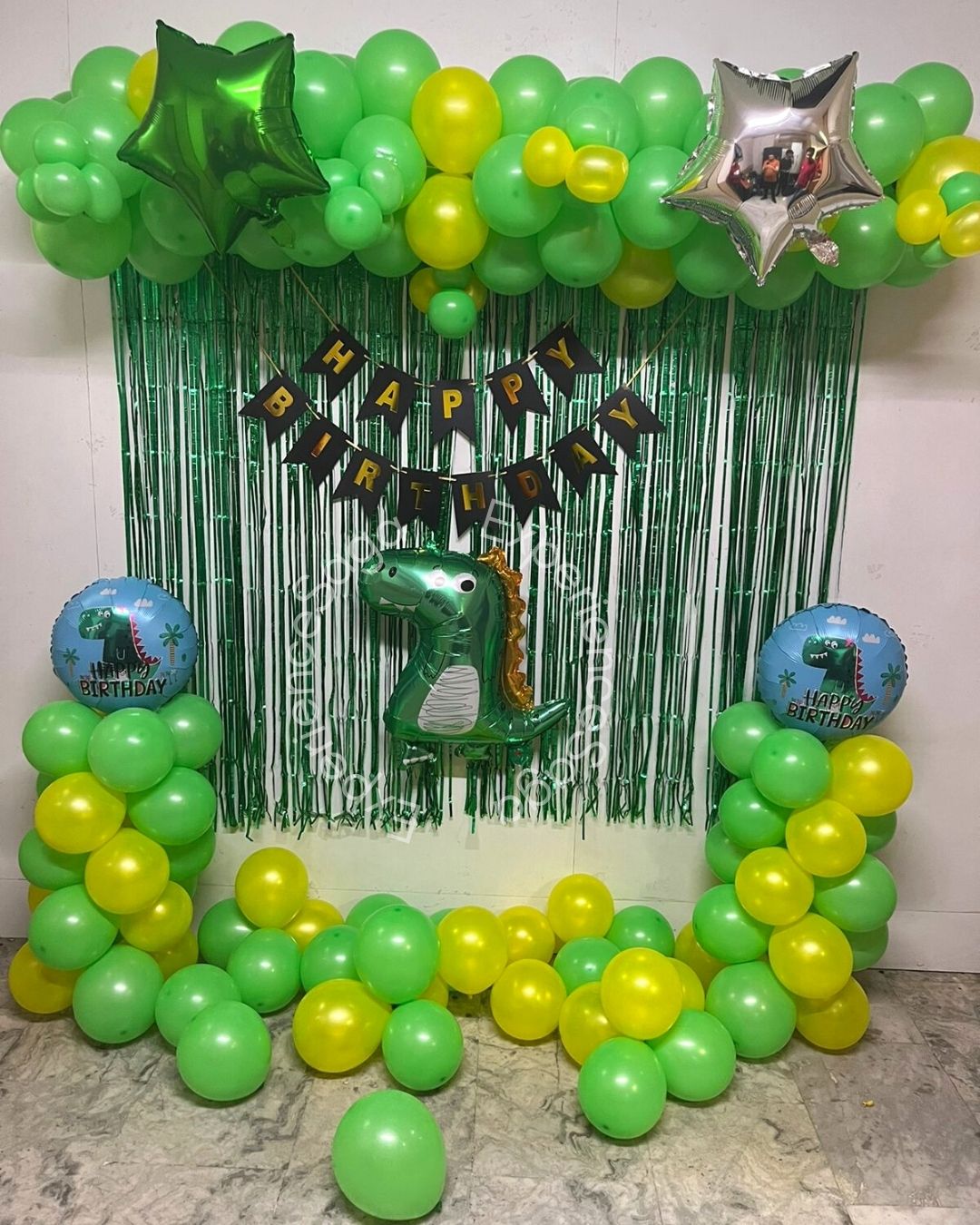 Cute Dinosaur Theme Balloon Decoration for Kid's Birthday, Jaipur ...