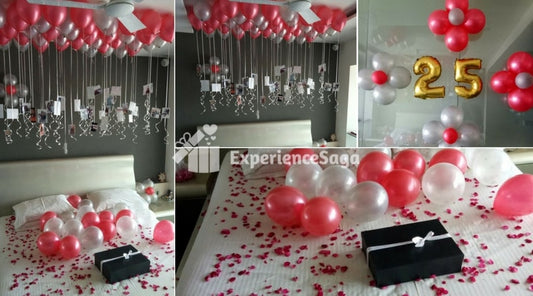Beautiful] Birthday Balloon Decoration at Home , Delhi/NCR @ Rs ...