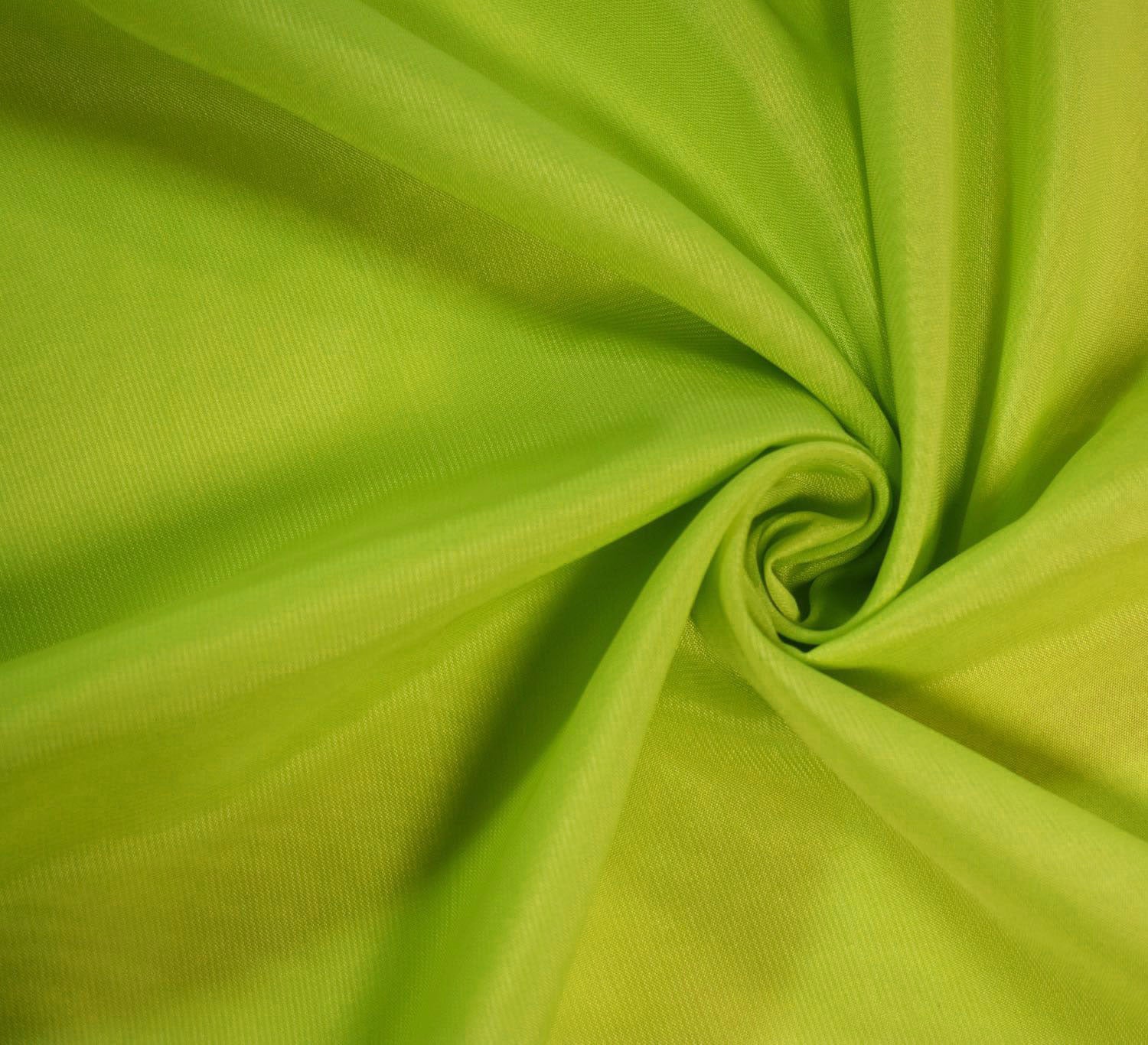 green chiffon fabric