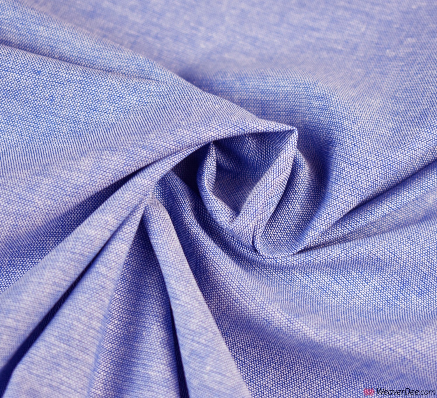 Blue Denim Chambray Cotton Fabric – WeaverDee.com