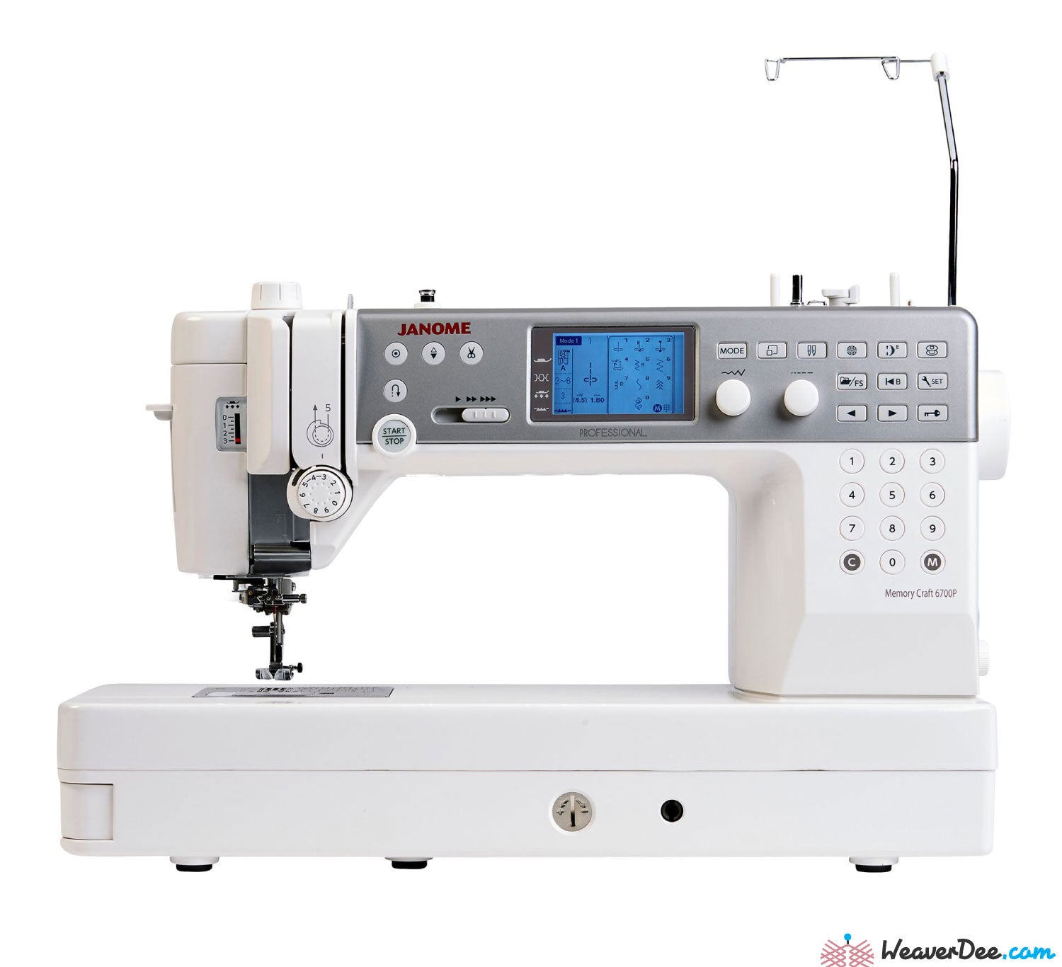 Janome Memory Craft 6700P Sewing Machine - High Speed, Semi industrial ...