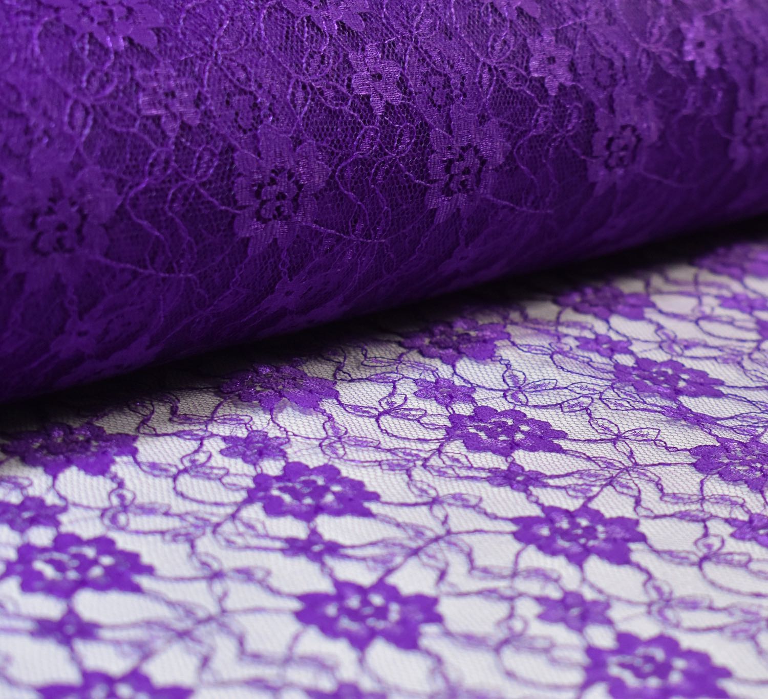 purple lace fabric