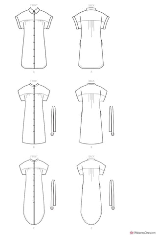 McCall's Pattern M8030 Misses' Dresses & Belt #JosieMcCalls – WeaverDee.com