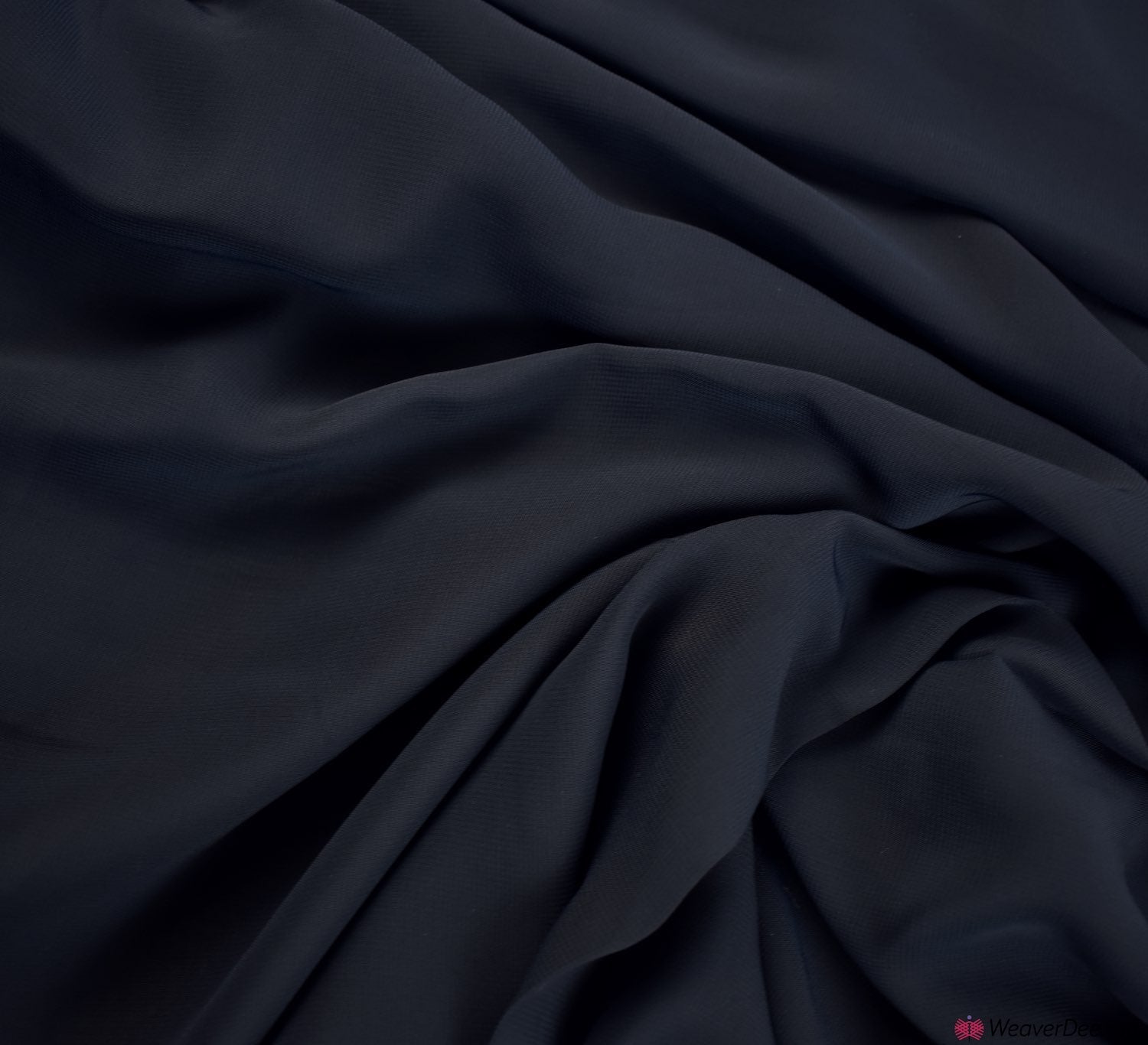 navy blue chiffon fabric