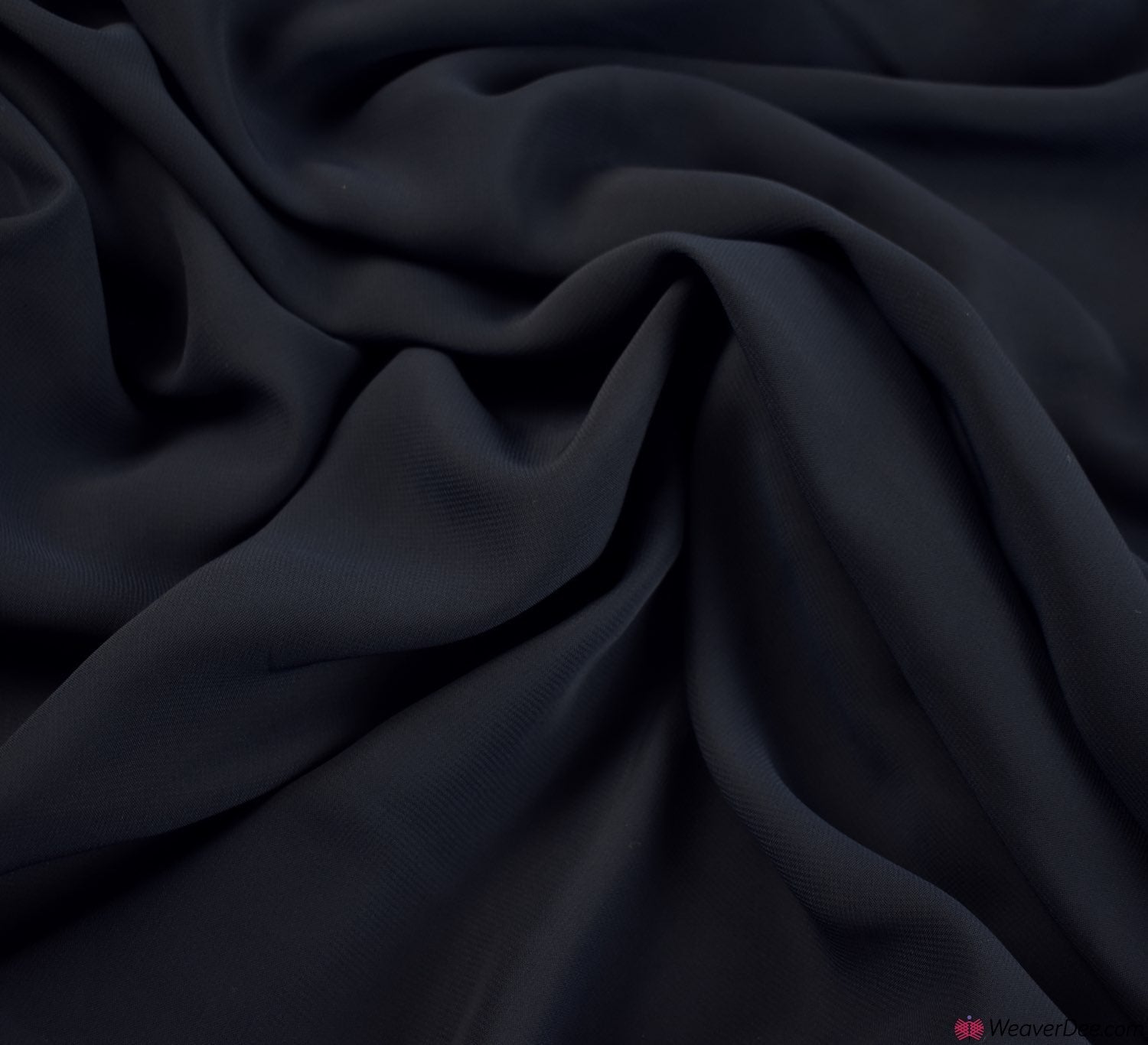 navy chiffon fabric