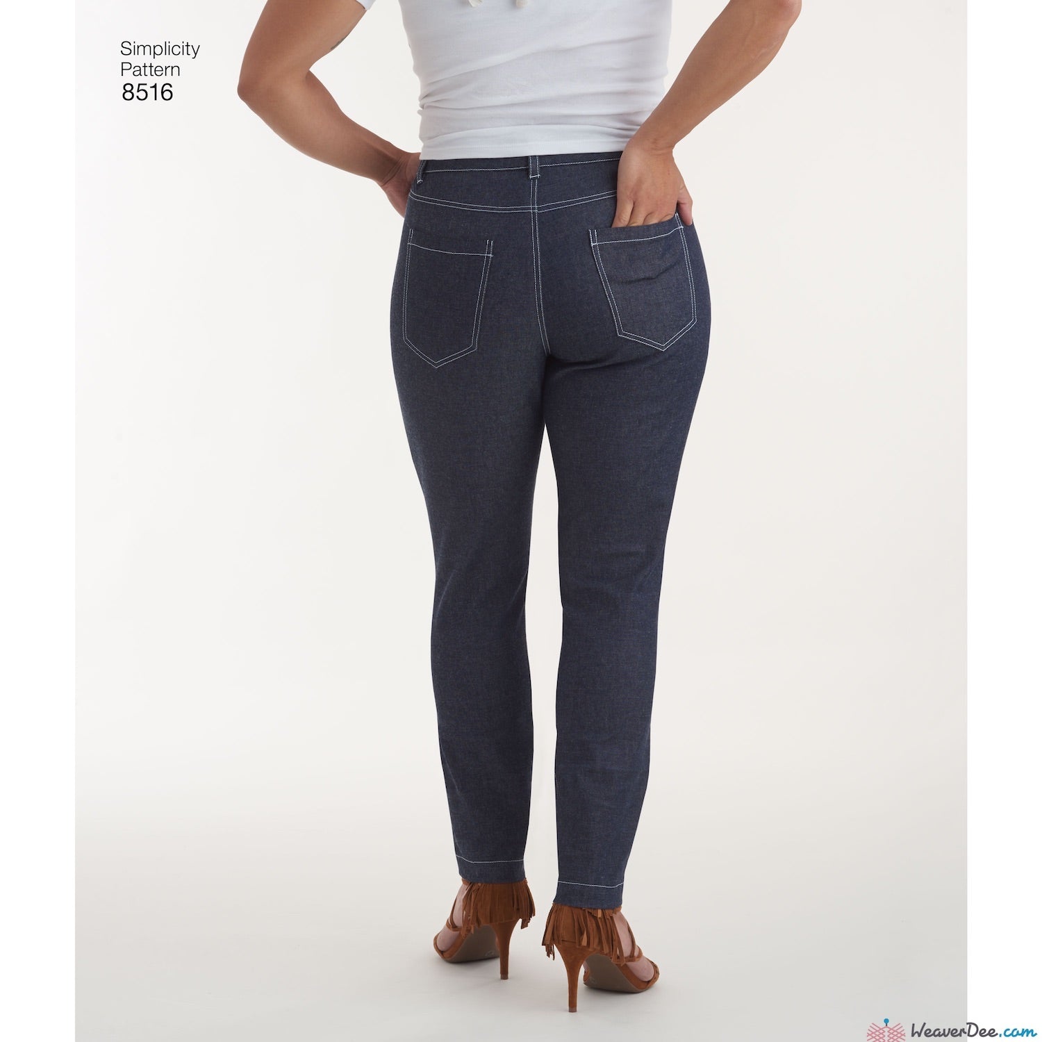 Simplicity Pattern S8516 Misses' Mimi G Skinny Jeans – WeaverDee.com