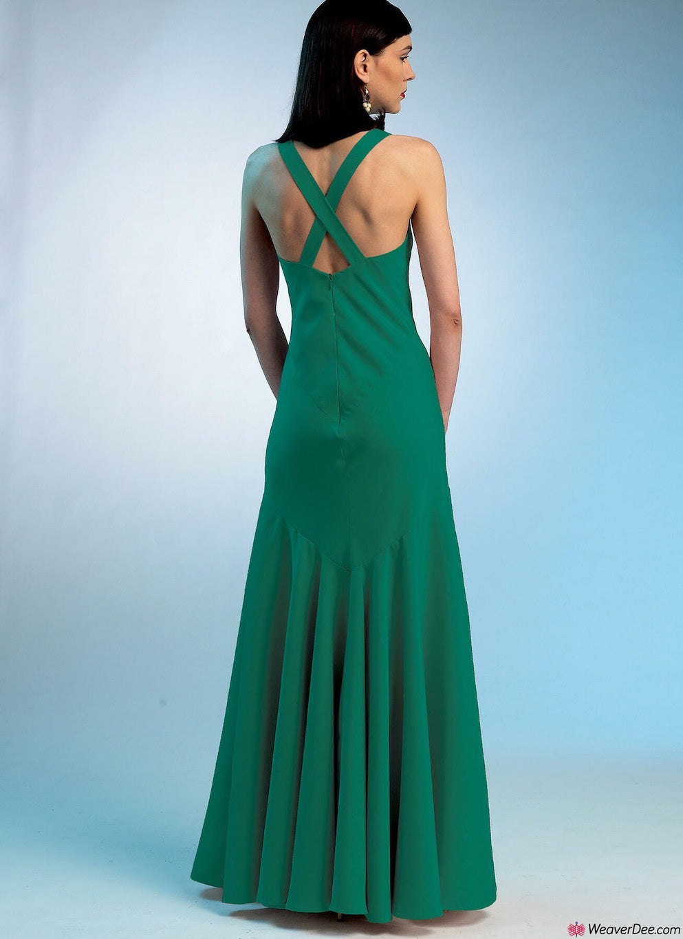 Vogue Pattern V8814 Misses' Drop-Waist Dresses – WeaverDee.com