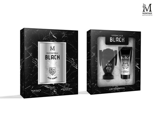 Set Regalo Uomo cofanetto G for Men Deep Black Profumo 50+50ml spray  Dopobarba