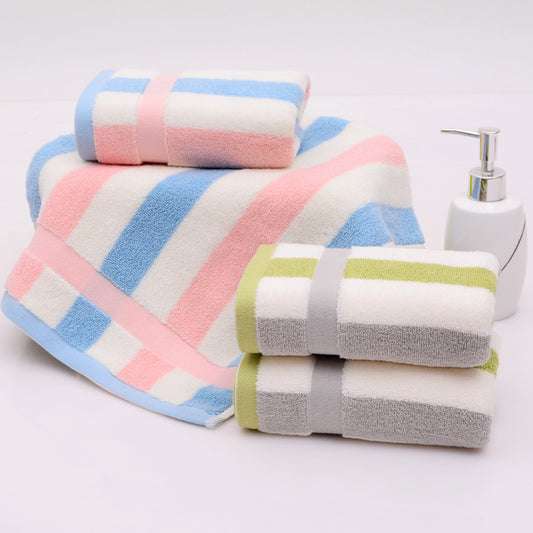 Three-piece Platinum Forged Towel Bath Towel Set – musii home store