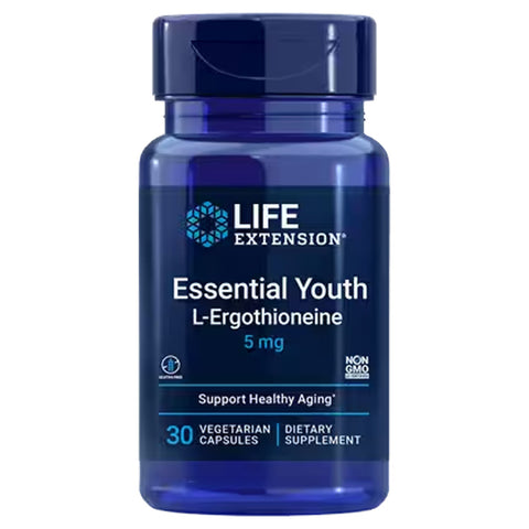 Bottle of Life Extension: L-Ergothioneine Capsules