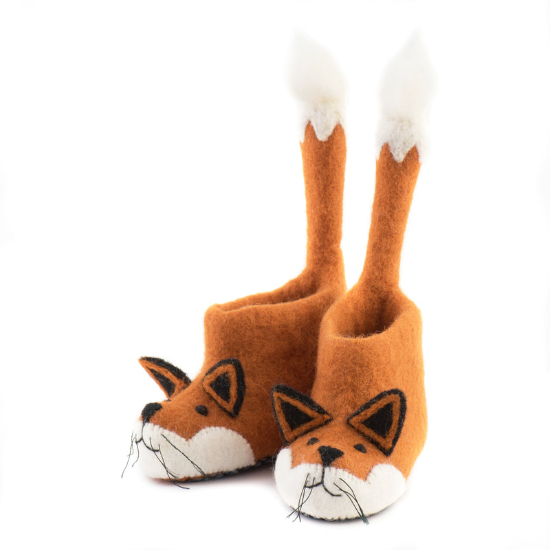 fox slippers for toddlers
