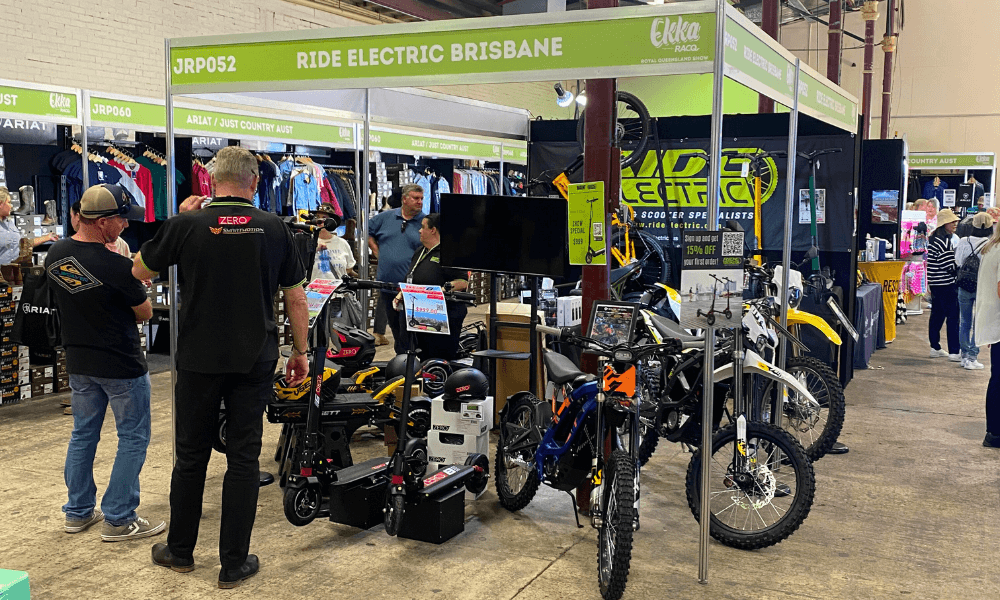 ride electric booth at ekka