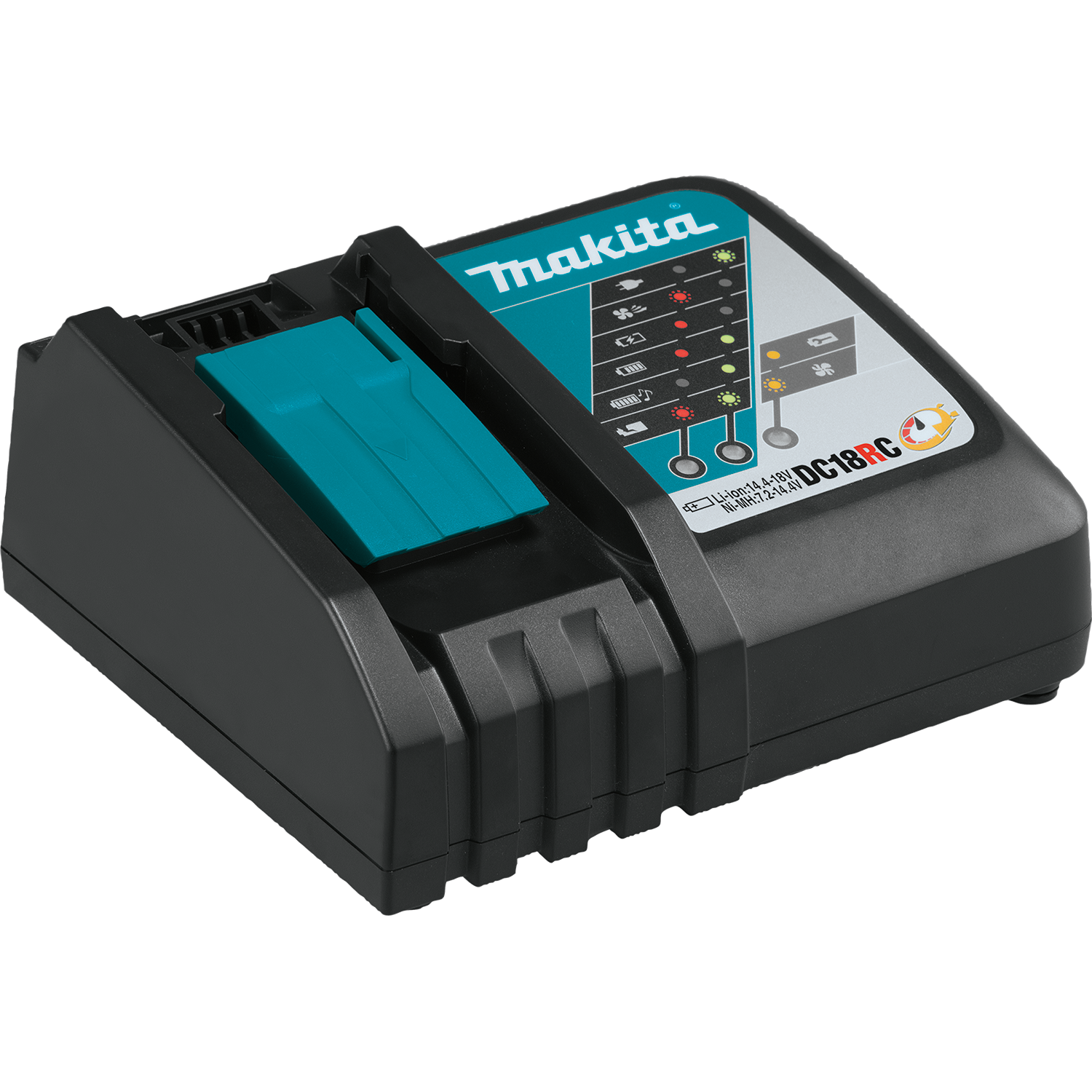 Makita DC18RC 18V LXT® Lithium‑Ion Rapid Optimum Charger