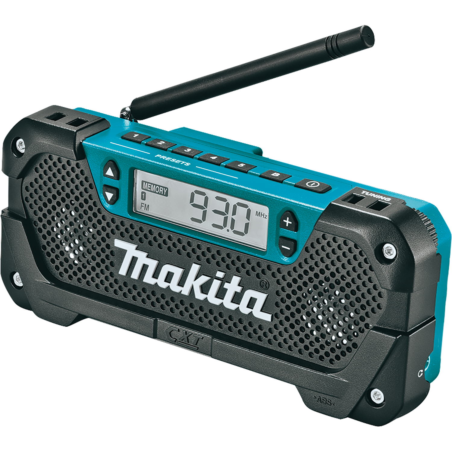 Makita RM02 12V Max Cxt® Lithiumion Cordless Compact Job Site Radio, Tool Only