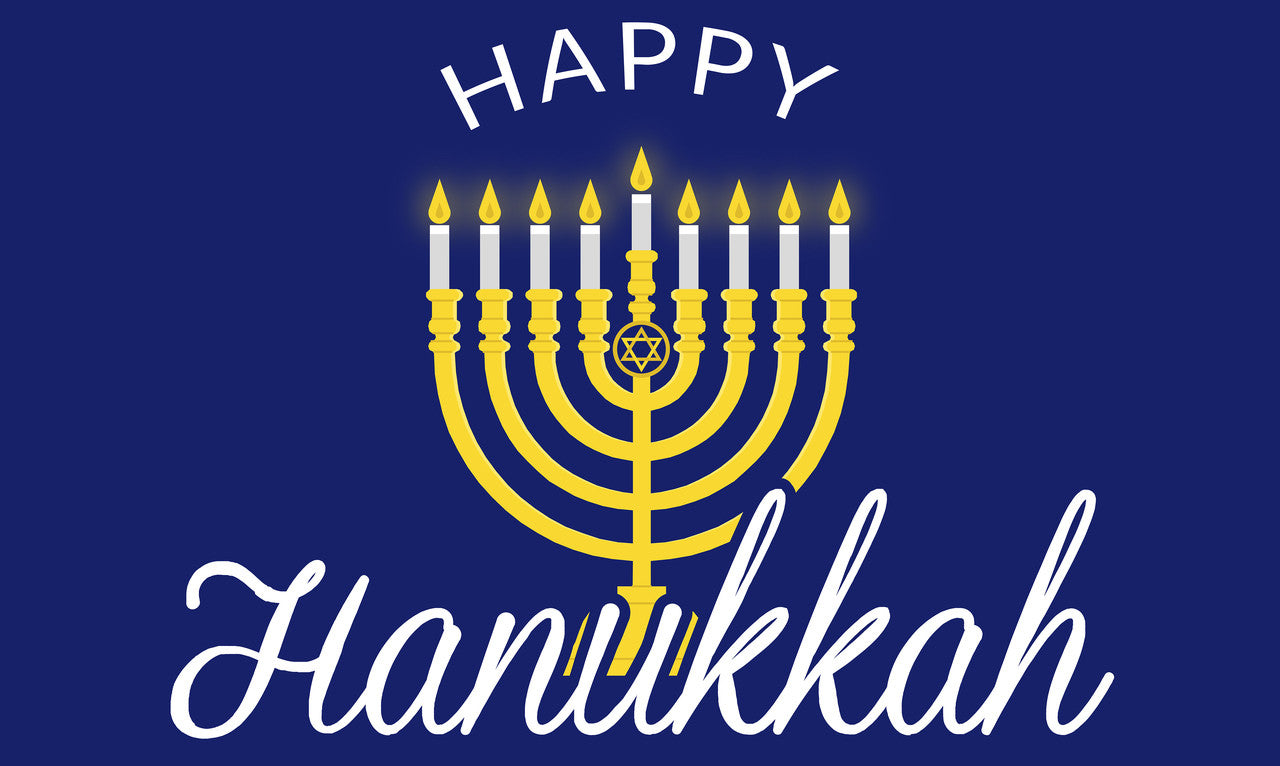 3'x5' Happy Hanukkah Flag – Colonial Flag