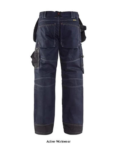 BLAKLADER DENIM KNEE PAD WORK TROUSERS WITH NAIL POCKETS X1500 1500 1140