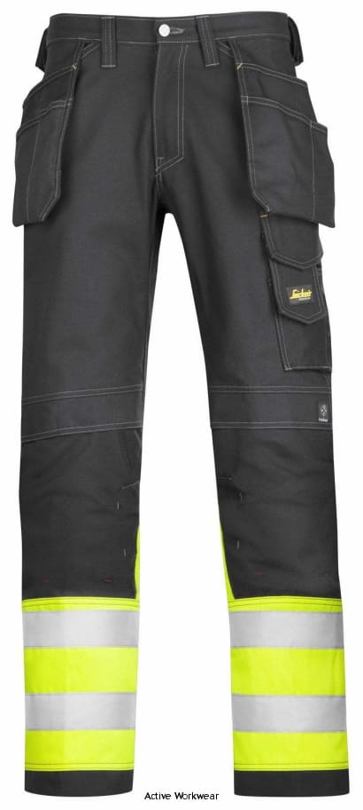 Snickers 6931 FlexiWork HiVis Holster Pocket Trousers