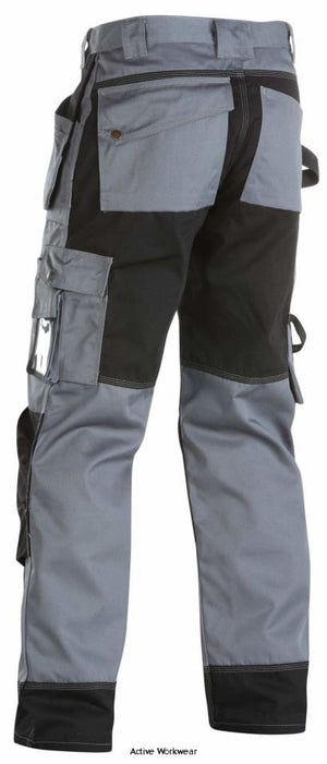 Blaklader Cordura Knee Pad Work Trousers with Nail Pockets PolyCotton   1504 Trousers ActiveWorkwear