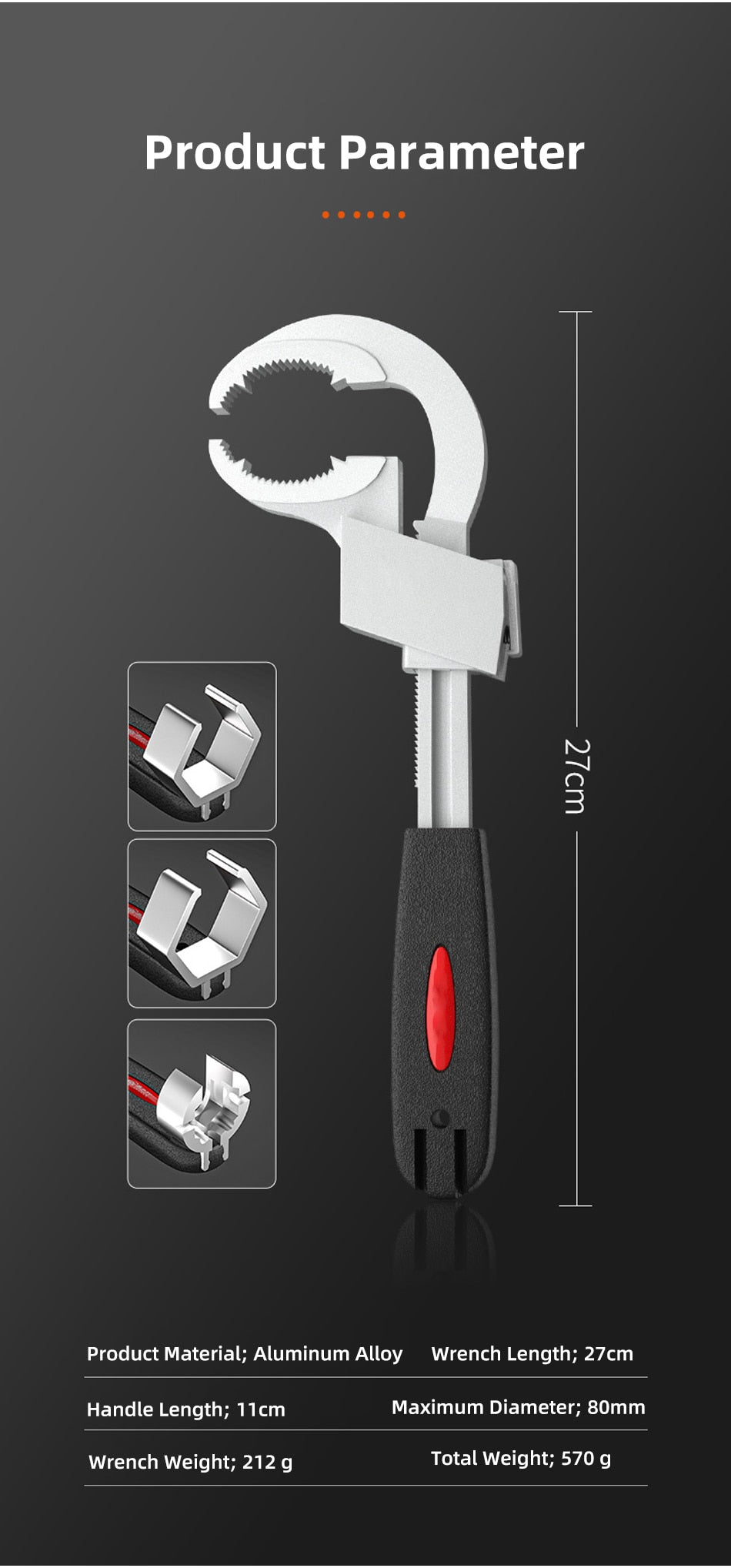 Adjustable Pipe Wrench