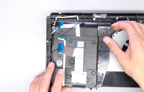 Removing the optical drive