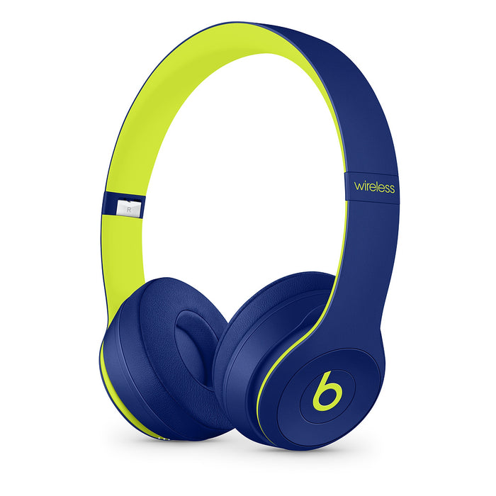 beats solo 3 blue and yellow