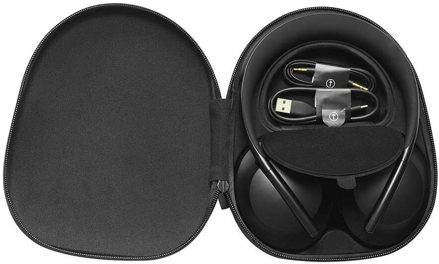 Bose NC700 Headphone Headset Protective Hard Bag Zipper Case (Black ...