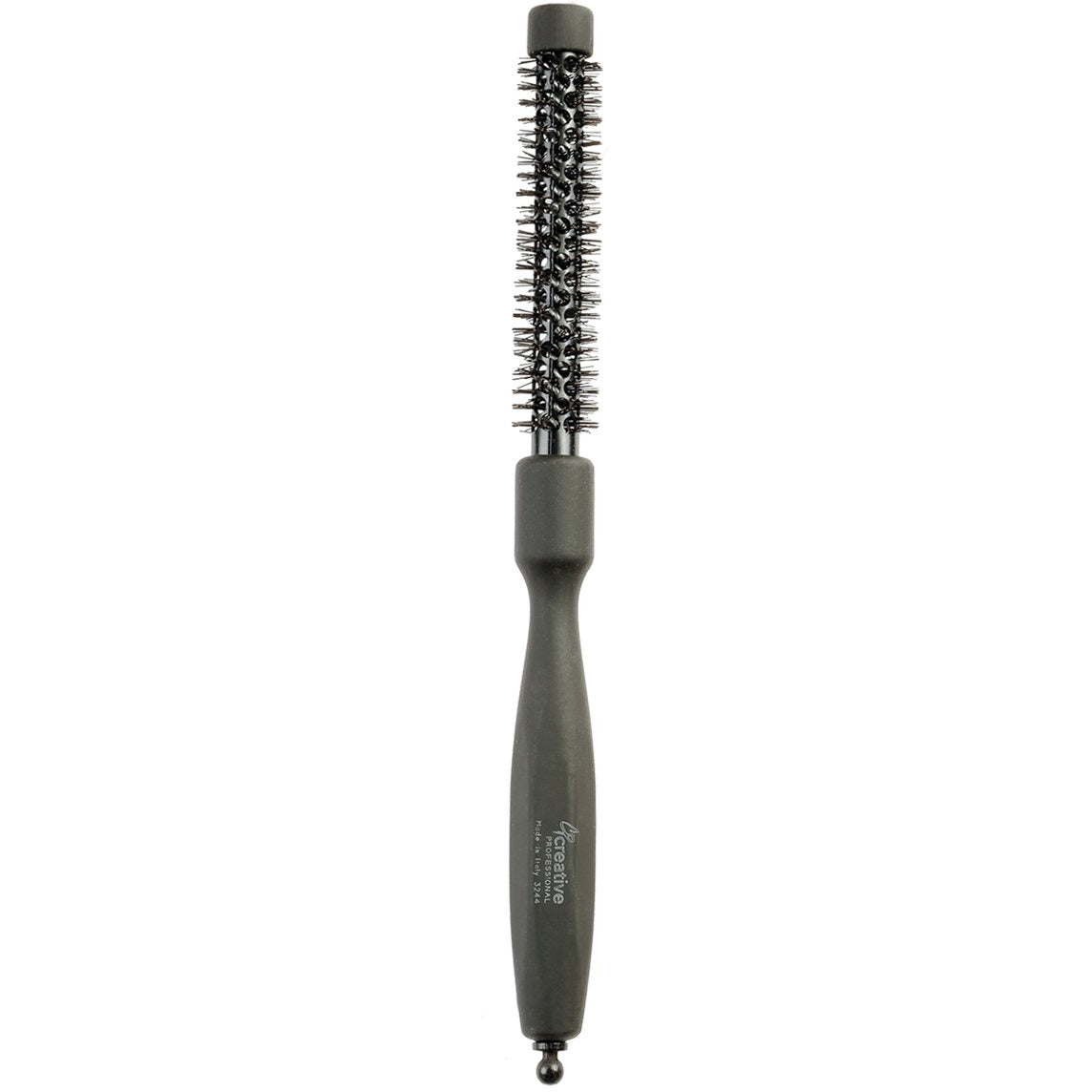 Black Vented Ceramic Ionic Round Thermal hair brush