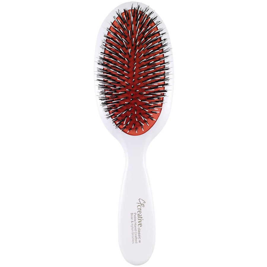 Classic Signature White Paddle Hair Brush 3 Sizes And 2 Bristle