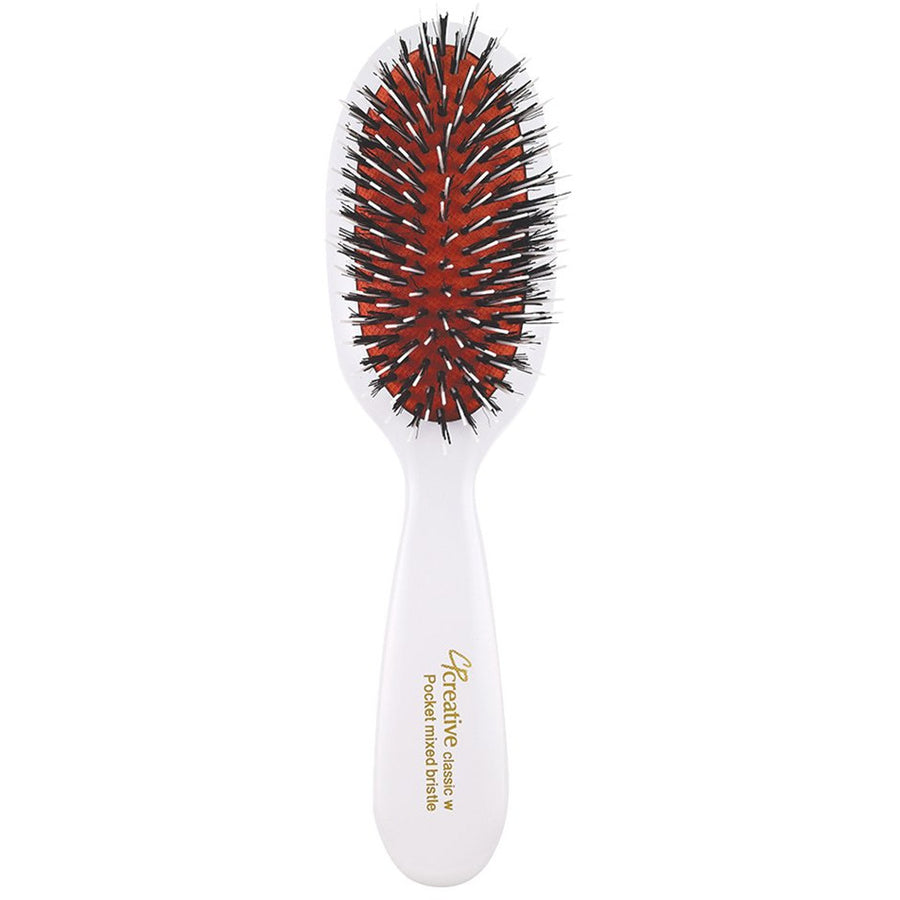 Classic Signature White Paddle Hair Brush 3 Sizes And 2 Bristle