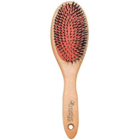 Eco-Friendly Mixed Bristle Paddle Hair Brush - Creative Professional Hair Tools