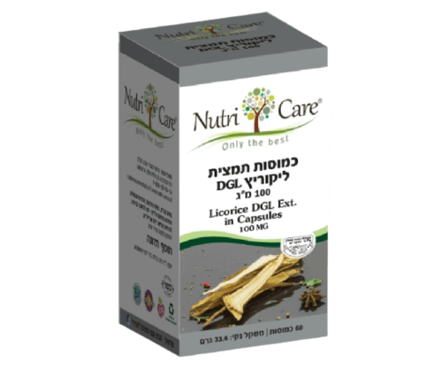 תמצית רוטב ליקוריץ DGL מבית Nutri Care